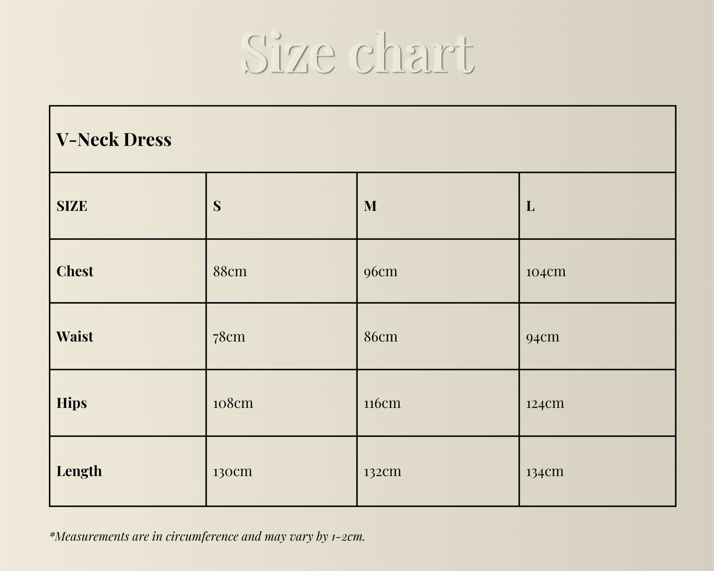 V-Neck Dress in Black